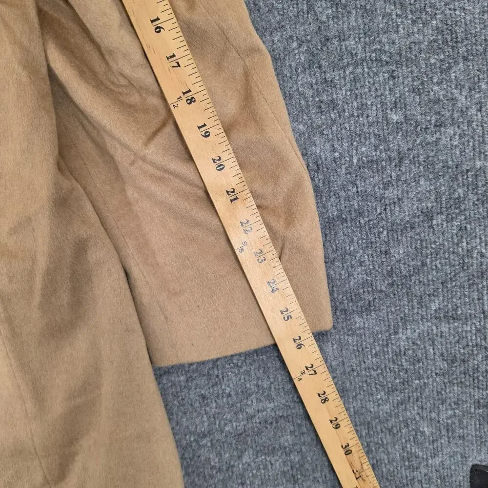 Ermenegildo Zegna Blazer Men 52 Beige Pure Camelhair Sport Coat Business Office